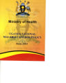 Uganda National Malaria Control Policy 2011 cover