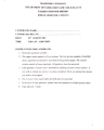 EXAMINATION FOR MBCHBV cover
