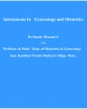 Instruments in Gynecology and Obstetrics cover