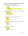 MCQs for Drugs used in anaesthesia and ICU cover