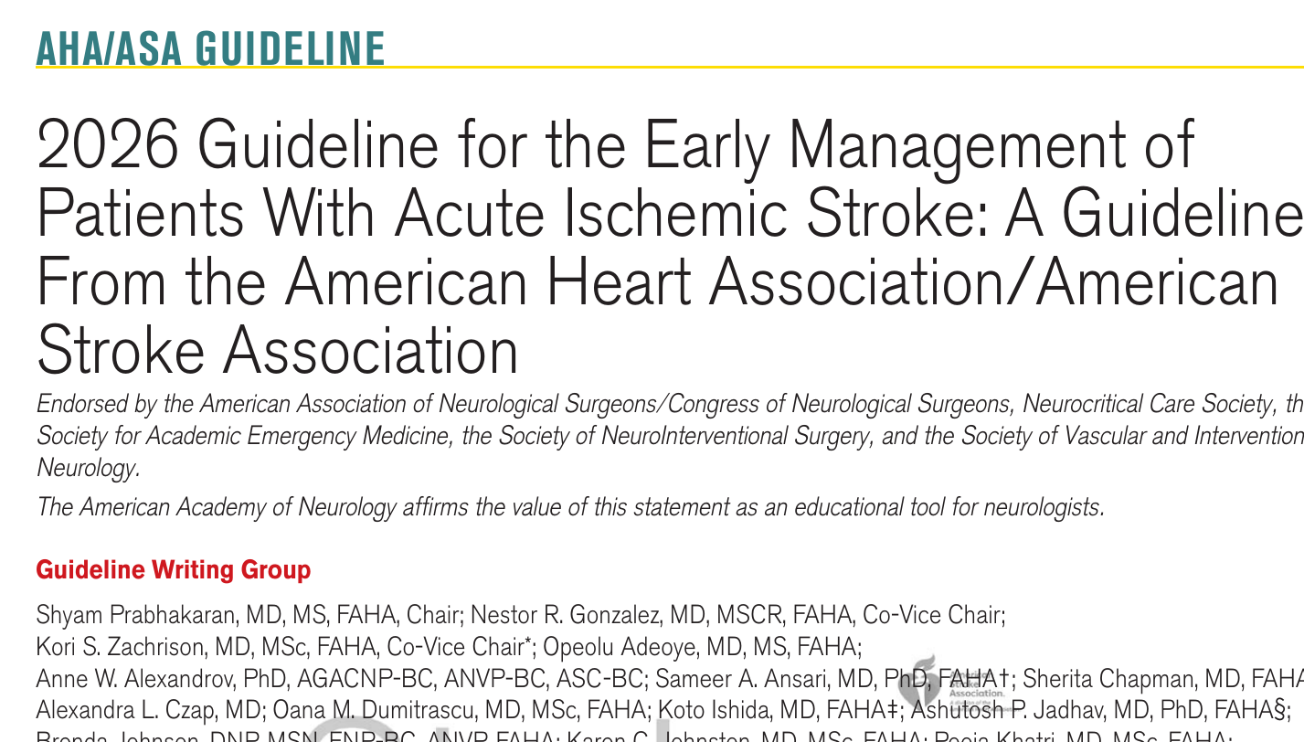 Acute Ischemic Stroke