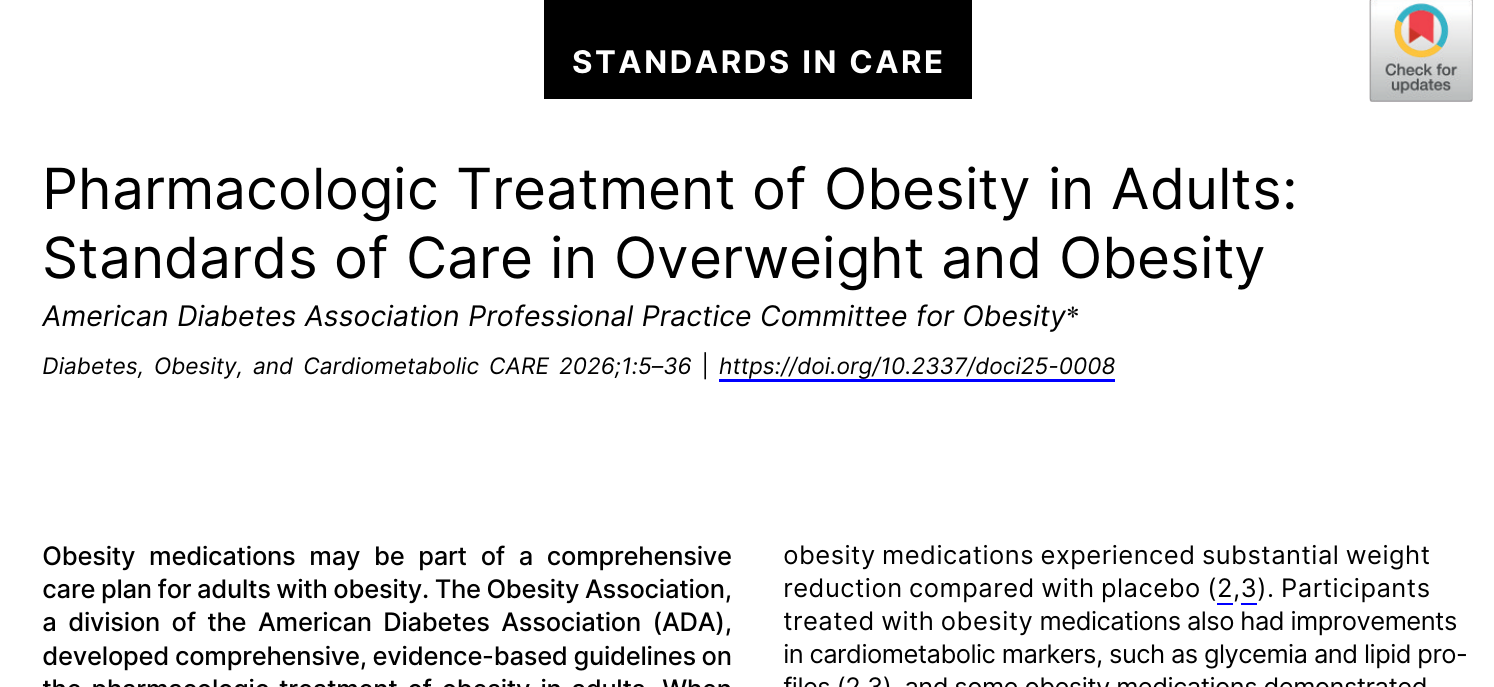 Management of Obesity