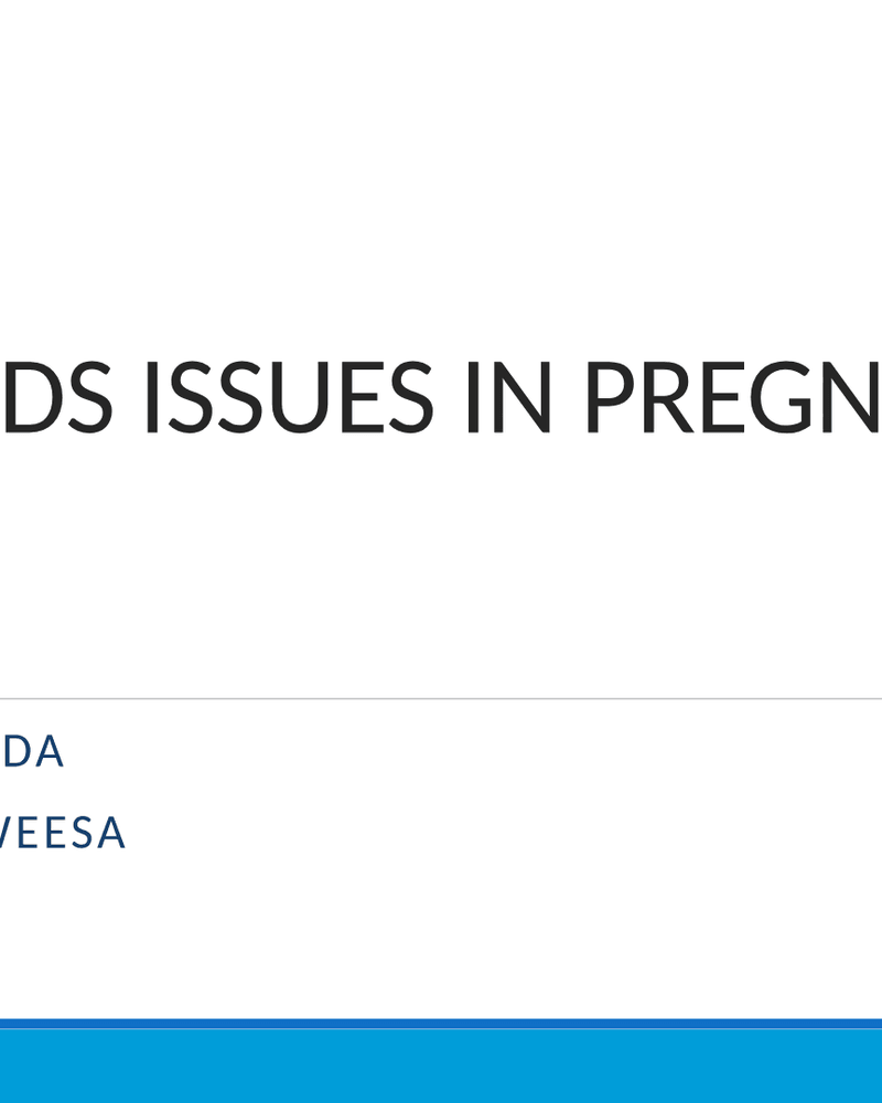 HIV/AIDS Issues in Pregnancy cover