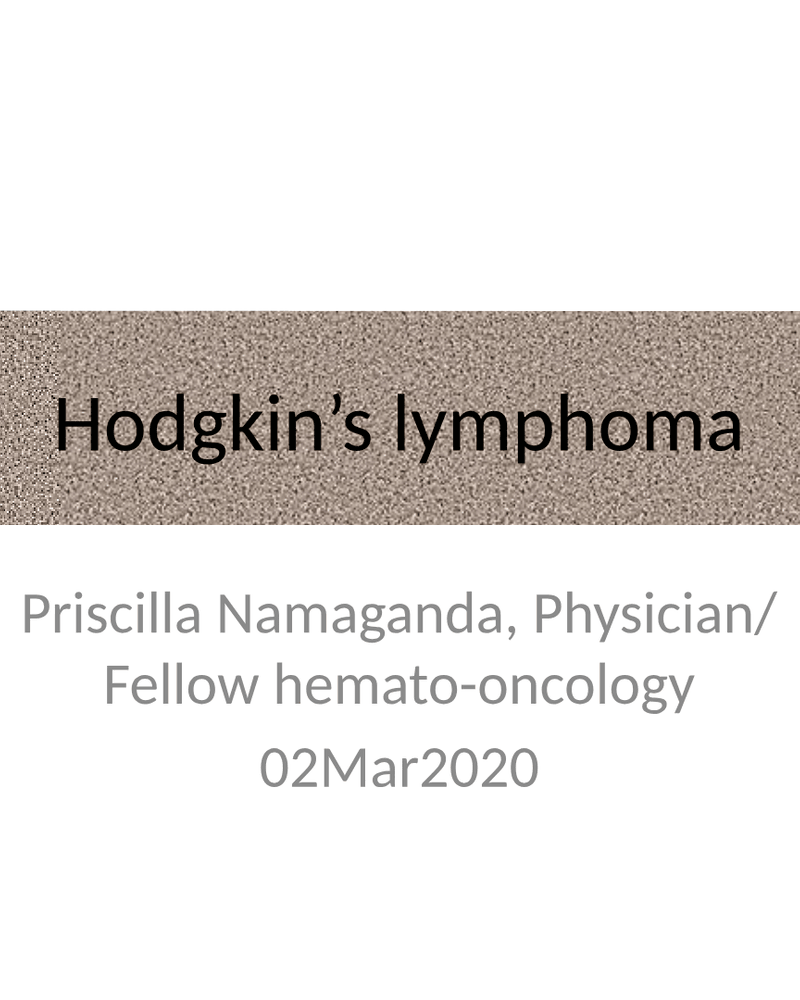 Hodgkin lymphoma cover