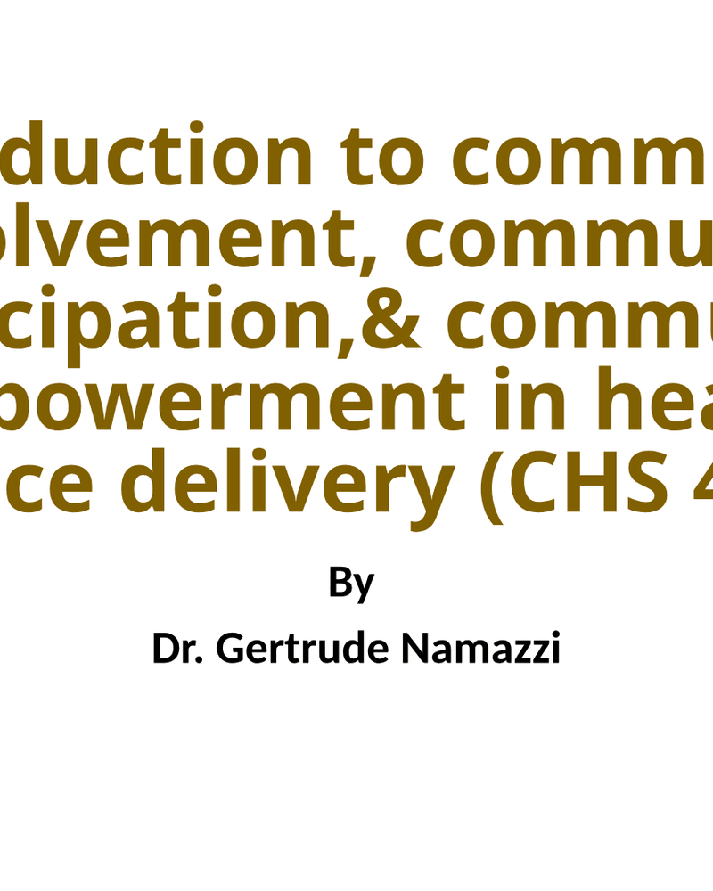 Community Involvement, Participation, and Empowerment in Health Service Delivery cover
