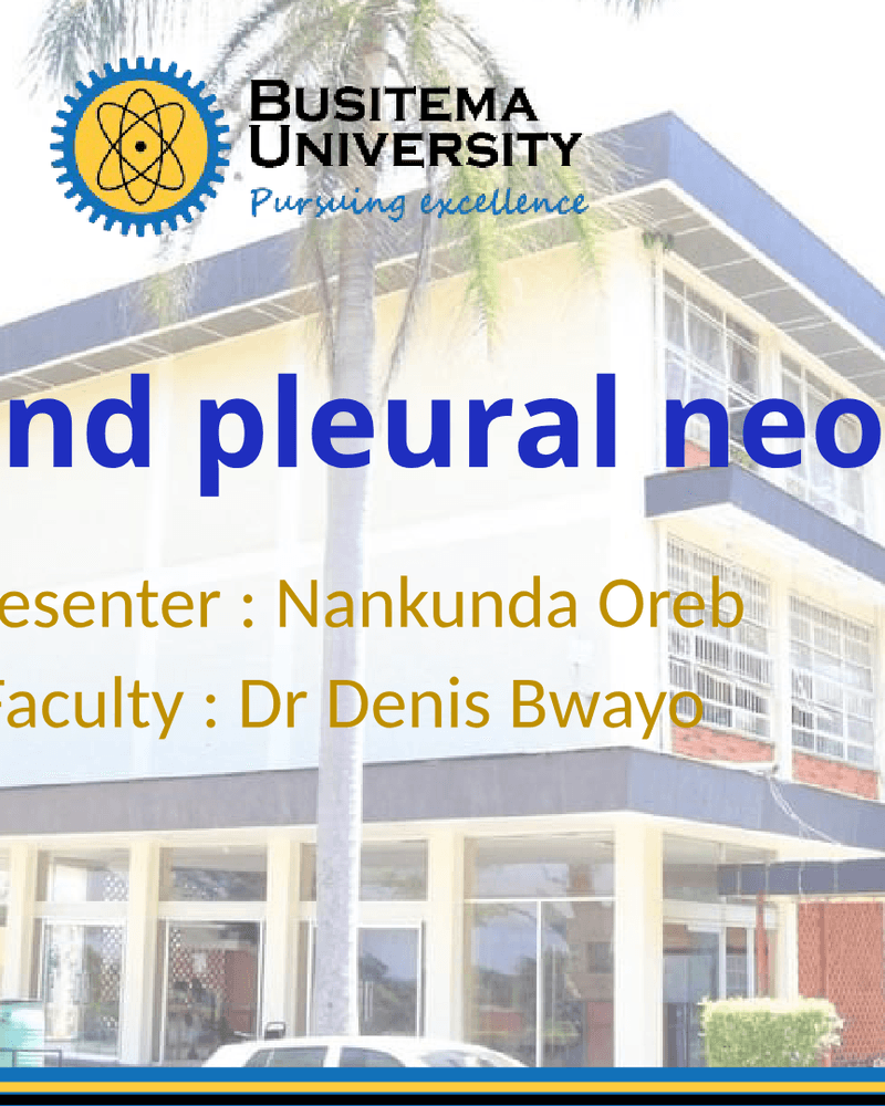 Lung and Pleural Neoplasms cover