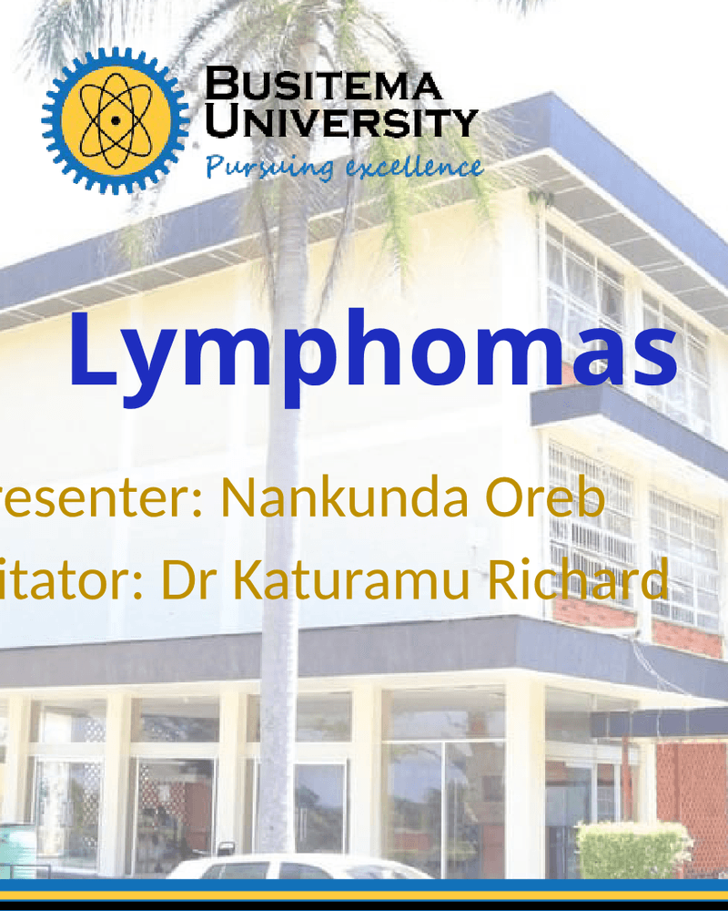 Introduction to Lymphomas cover