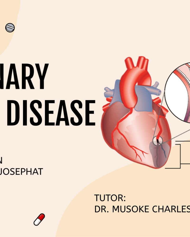 CORONARY ARTERY DISEASE cover