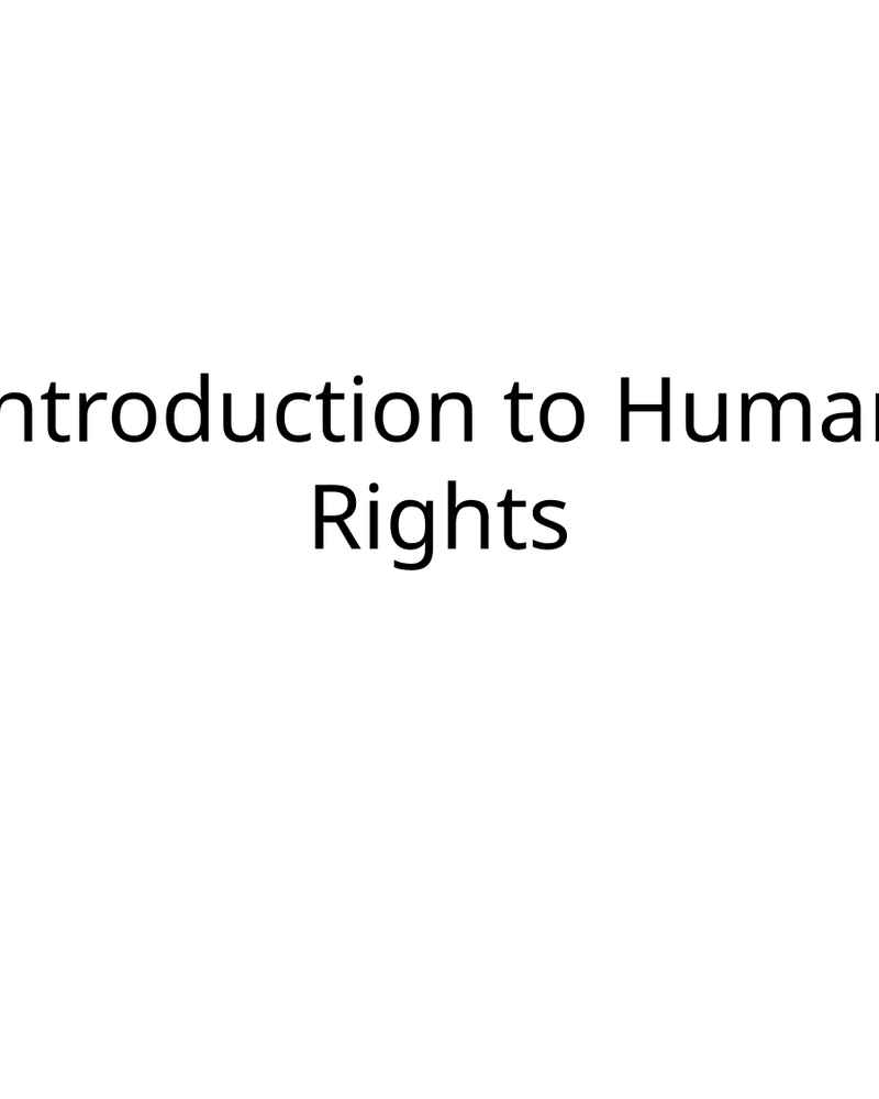 Human Rights cover