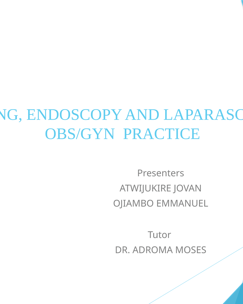 IMAGING ENDOSCOPY AND LAPAROSCOPY IN OBSGYN PRACTICE cover