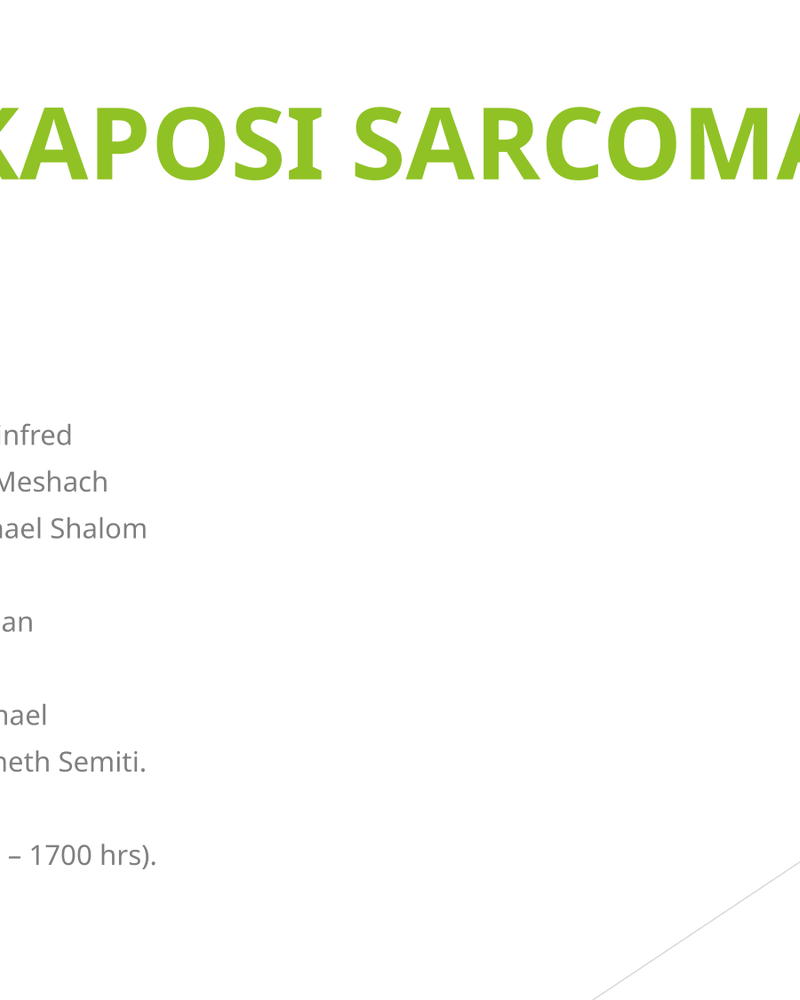 Kaposi sarcoma cover