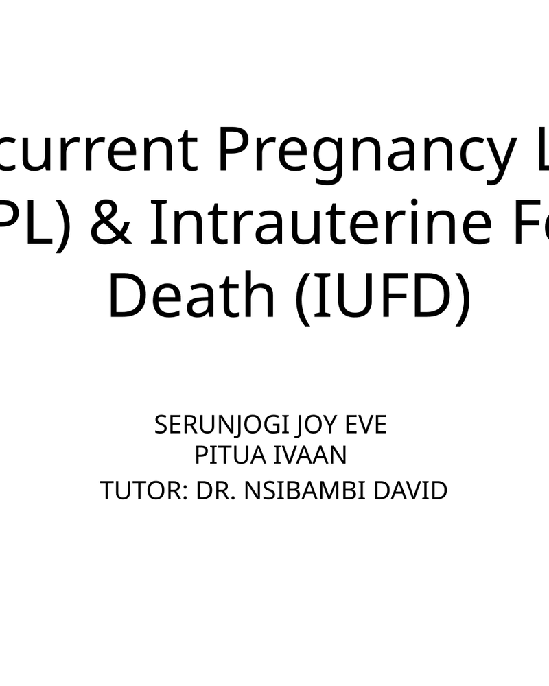 RPL IUFD cover