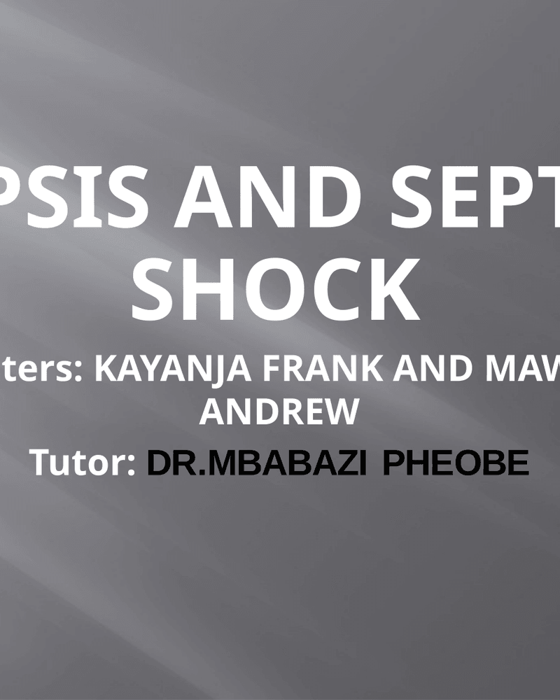 SEPSIS cover
