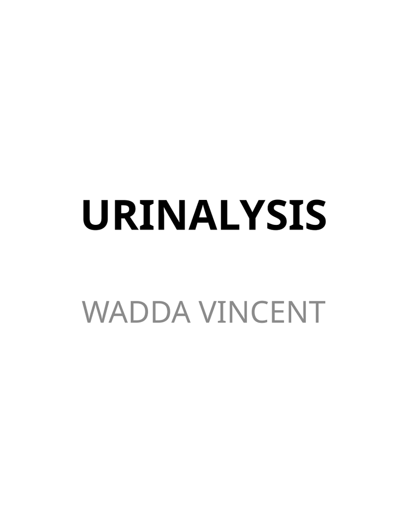 Urinalysis cover
