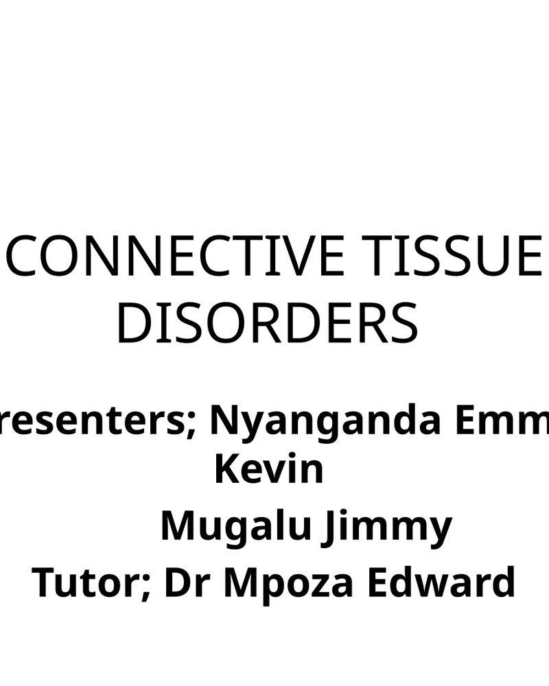 Connective Tissue Disorders cover