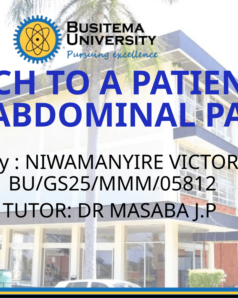 ABDOMINAL PAIN APROACH cover