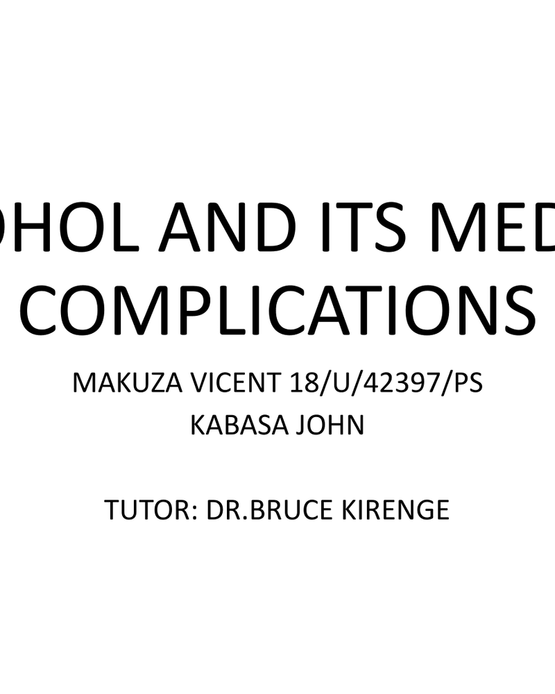 ALCOHOL AND ITS MEDICAL COMPLICATIONS P-FINAL (2) cover
