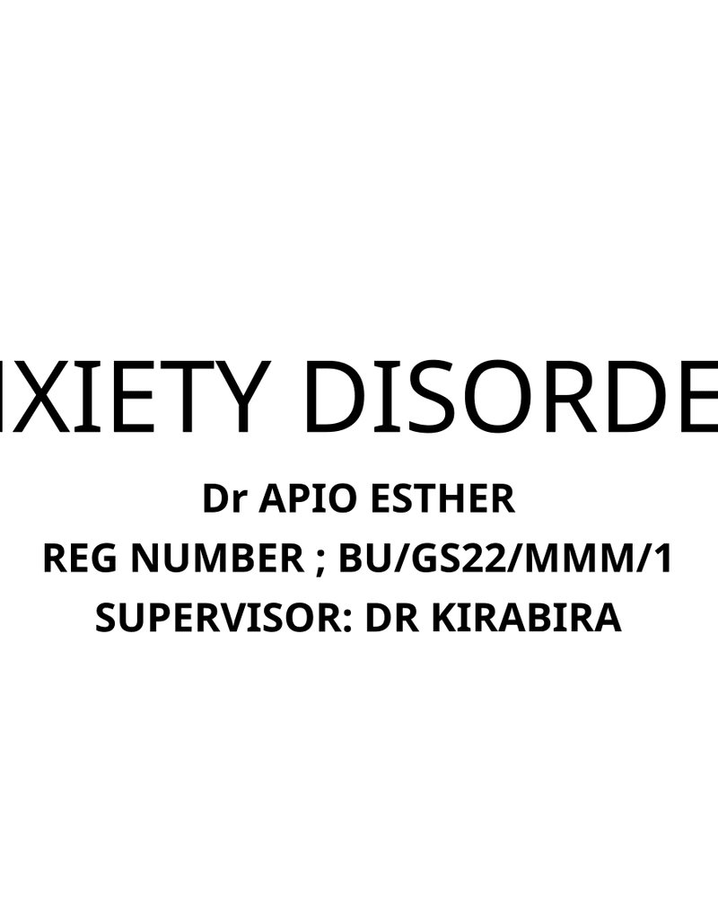 ANXIETY DISORDERS (1) cover