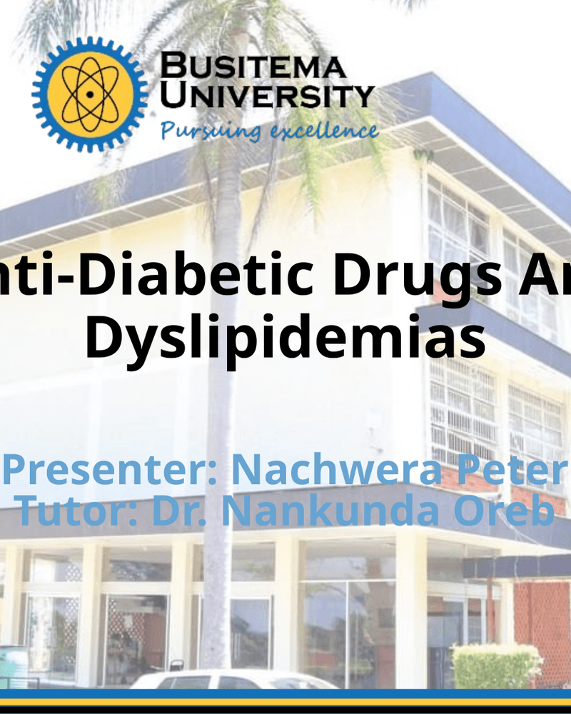 Antidiabetic and Antihyperlipidemic Drugs cover
