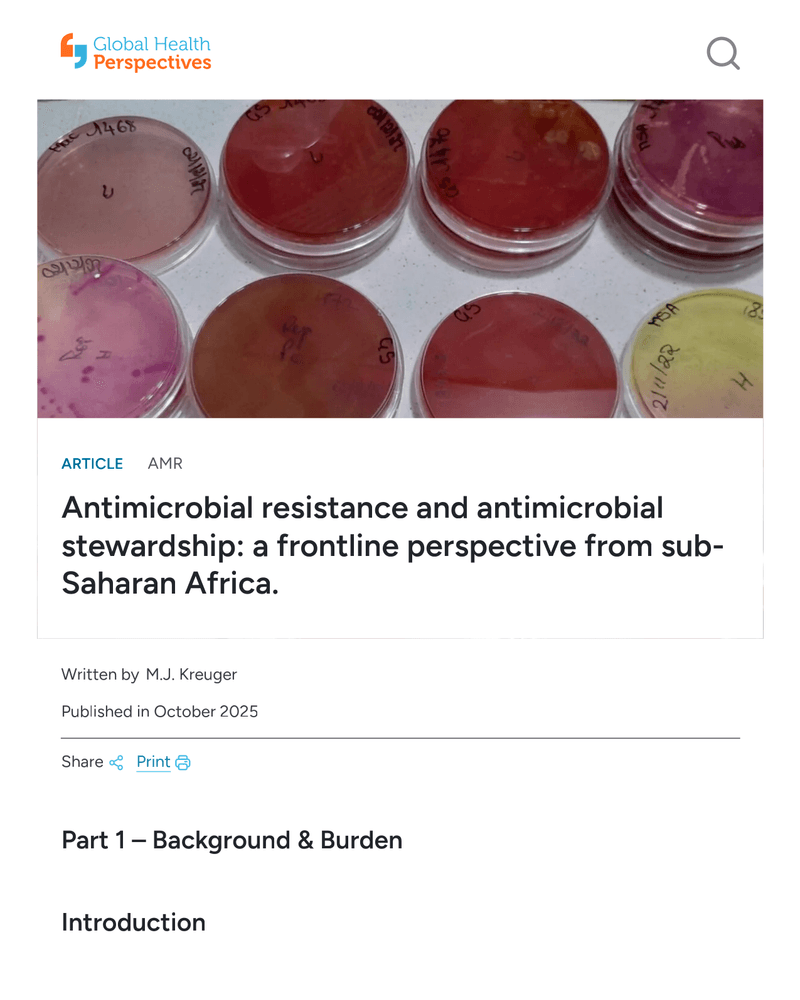 Antimicrobial resistance and antimicrobial stewardship a frontline (2) cover