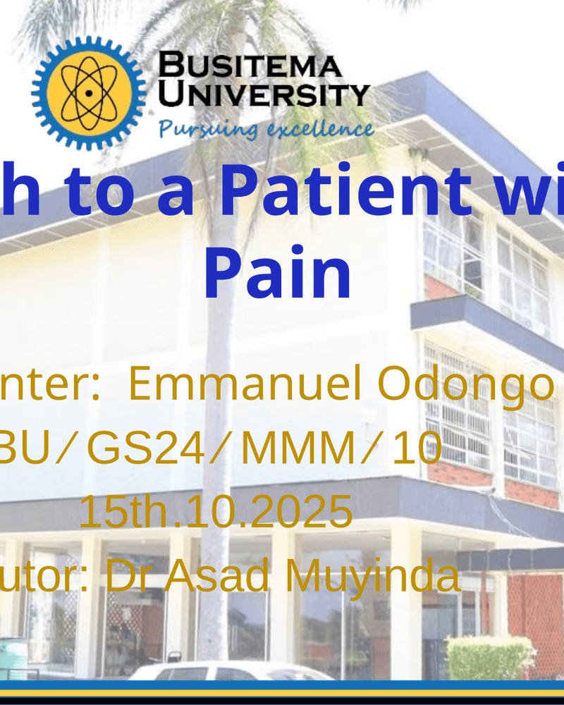 Appproach to a patient with Chest Pain cover