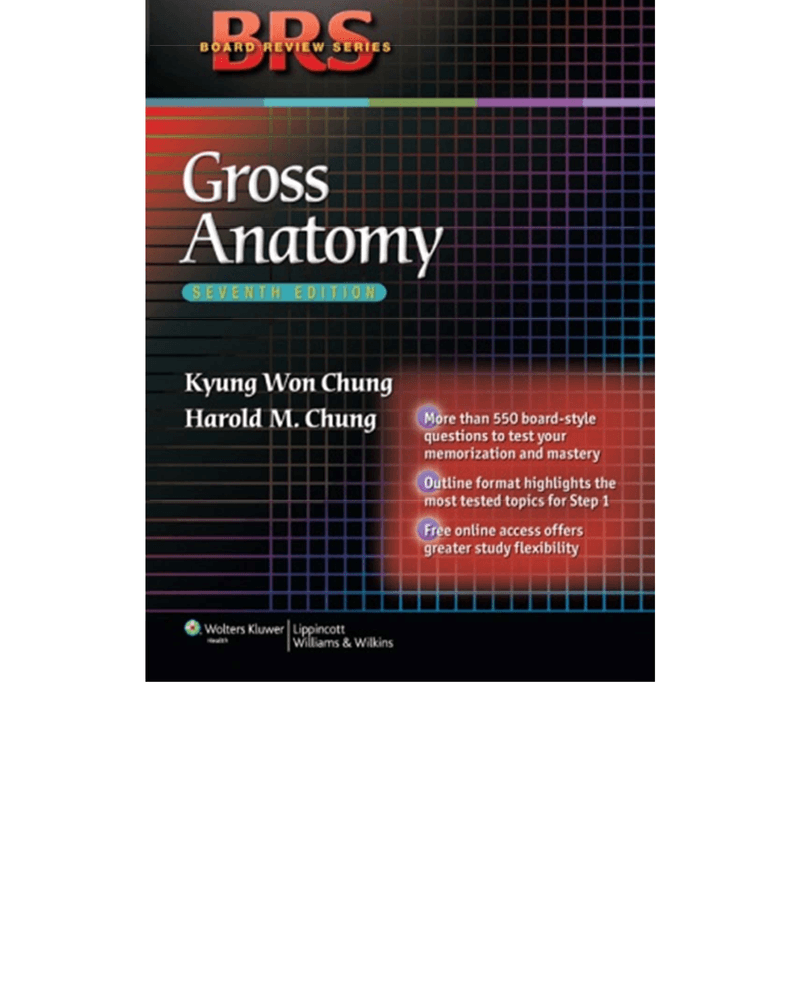 BRS Gross Anatomy 7th Edition cover
