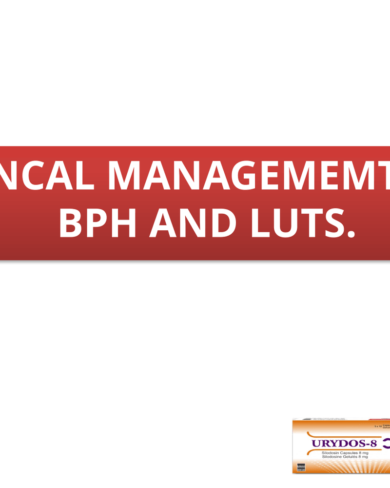 CLINICAL MANAGEMENT OF BPH AND LUTS By Dr Frank cover