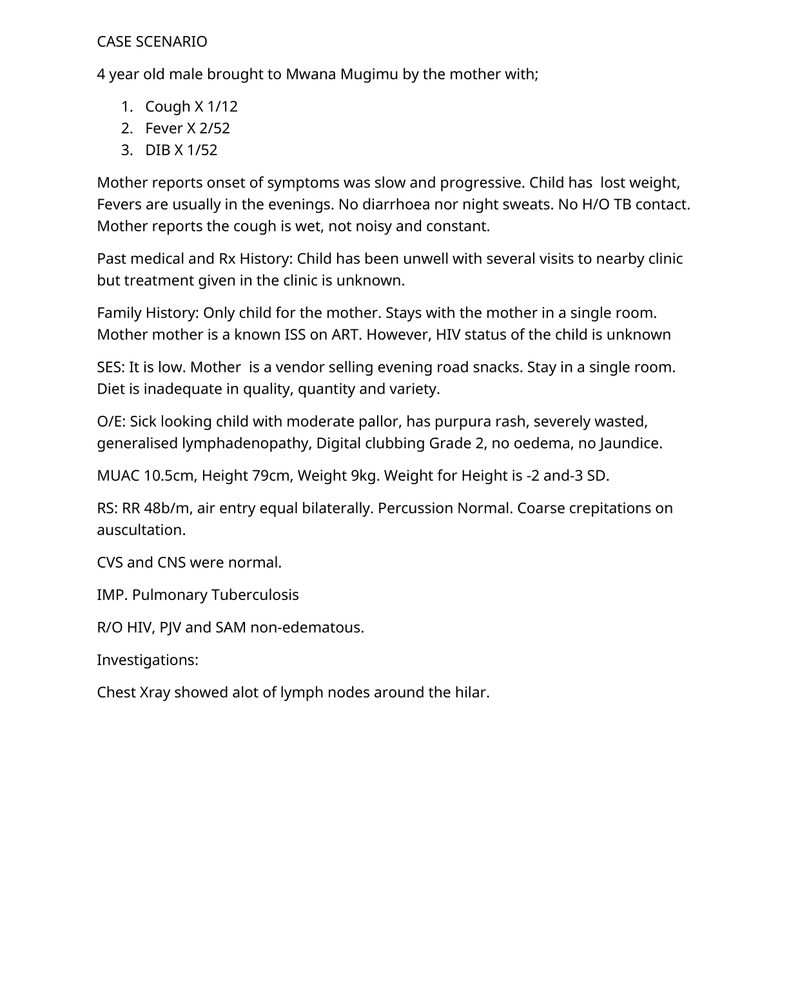 TB and SAM tutorial objectives cover