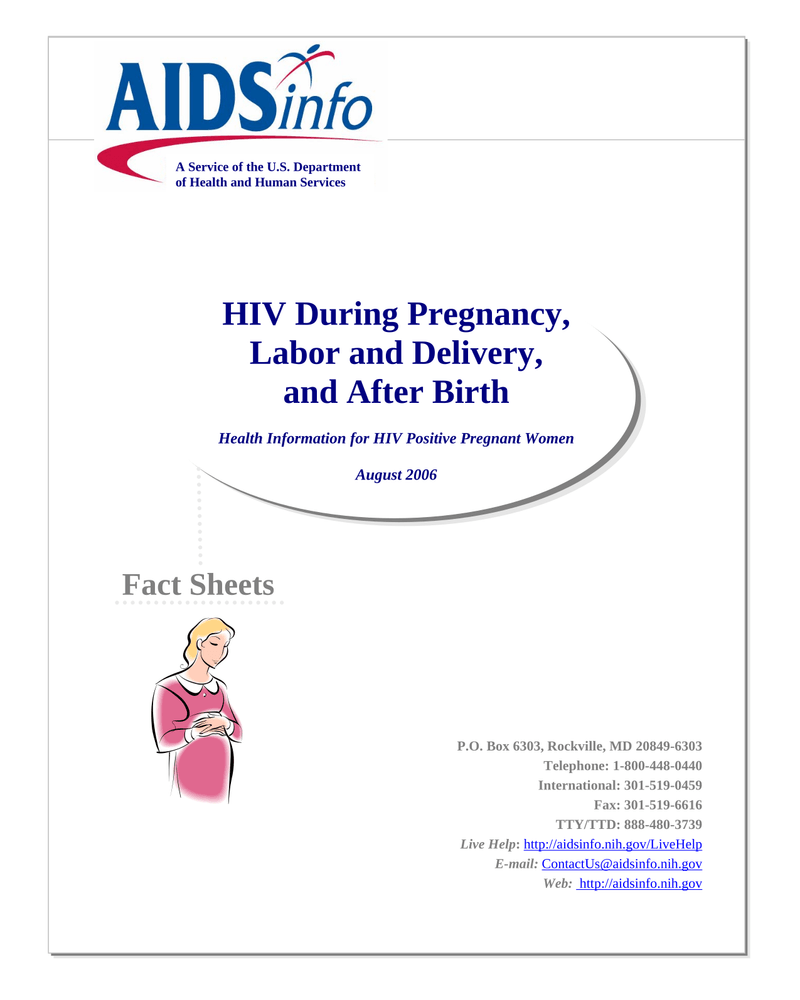 HIV IN PREGNANCY cover