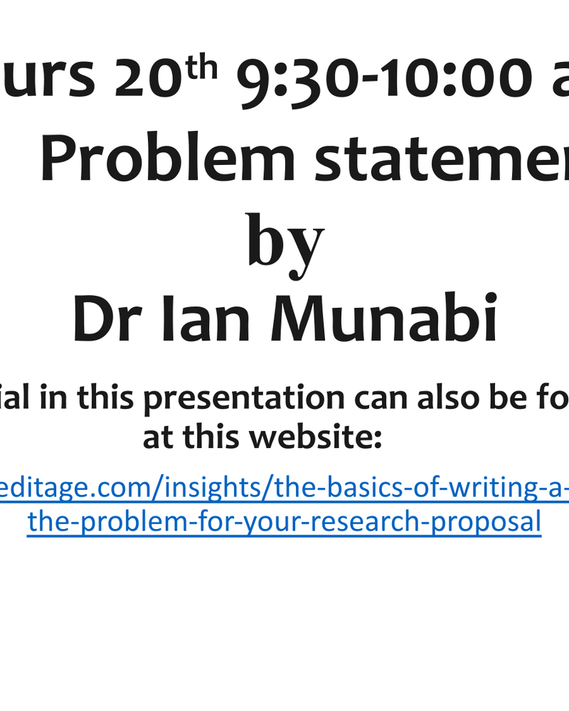 PROBLEM STATEMENT cover