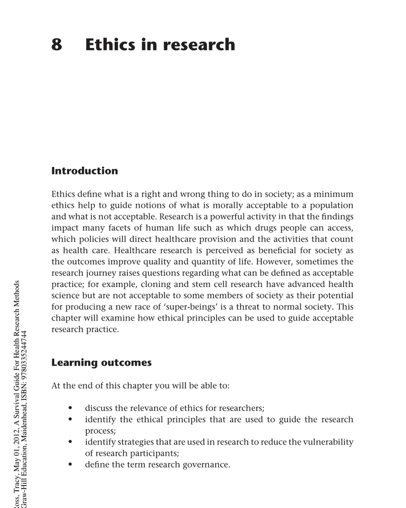 ETHICS IN RESEARCH cover