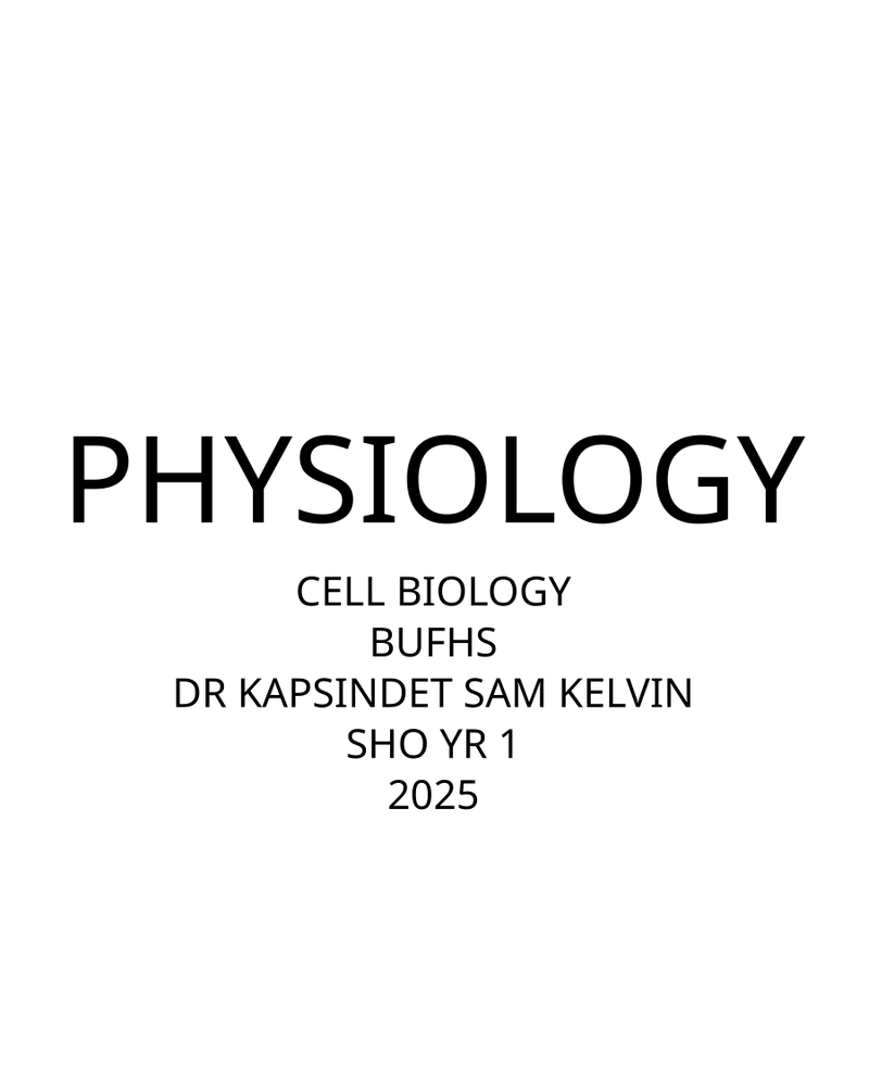 PHYSIOLOGY cover