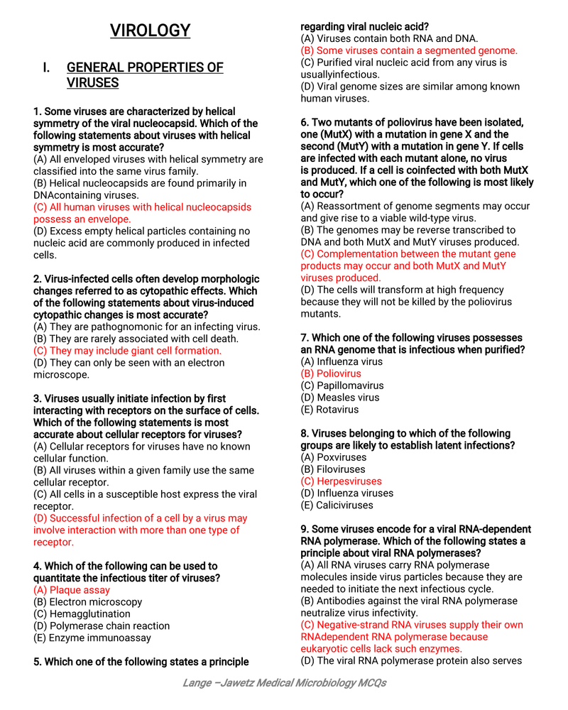 JAWETS VIROLOGY & MYCOLOGY MCQS-1 (2) cover