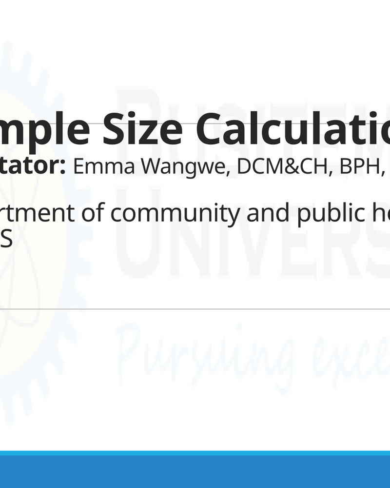 Sample Size Calculation (2) cover