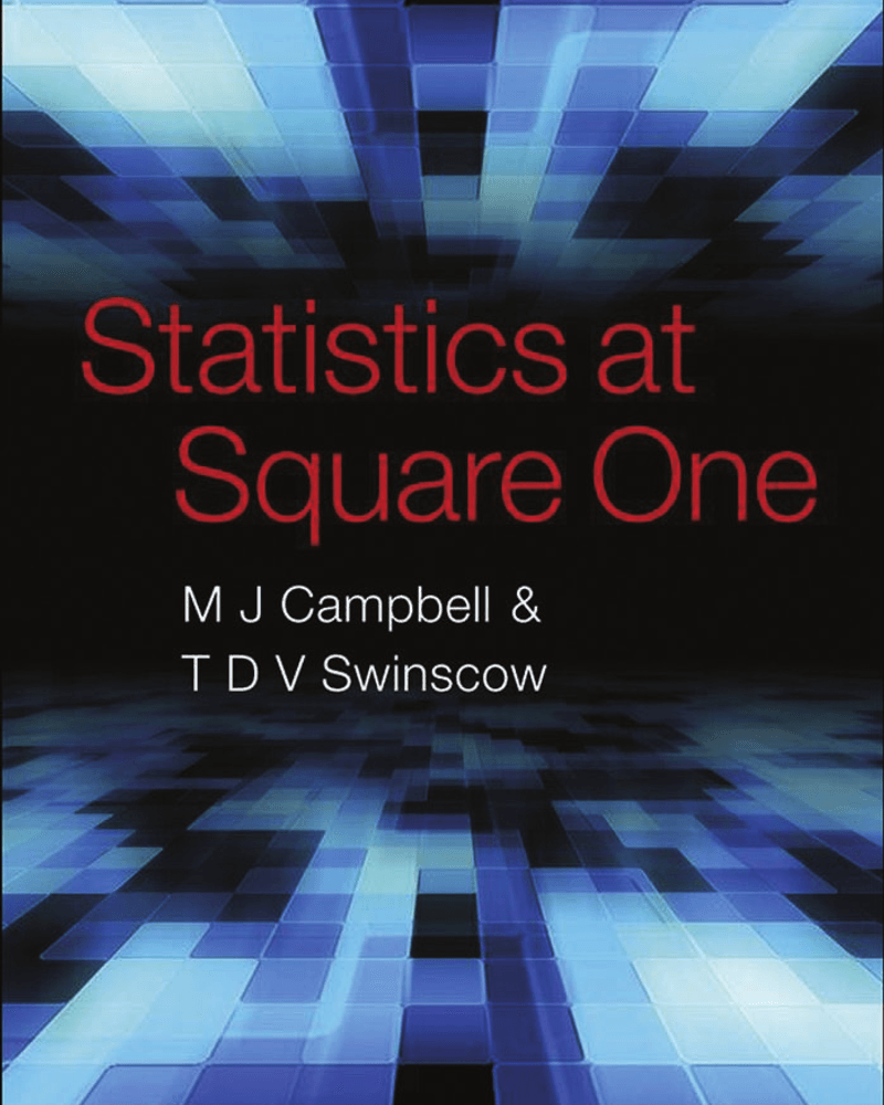 STATISTICS AT SQUARE ONE cover