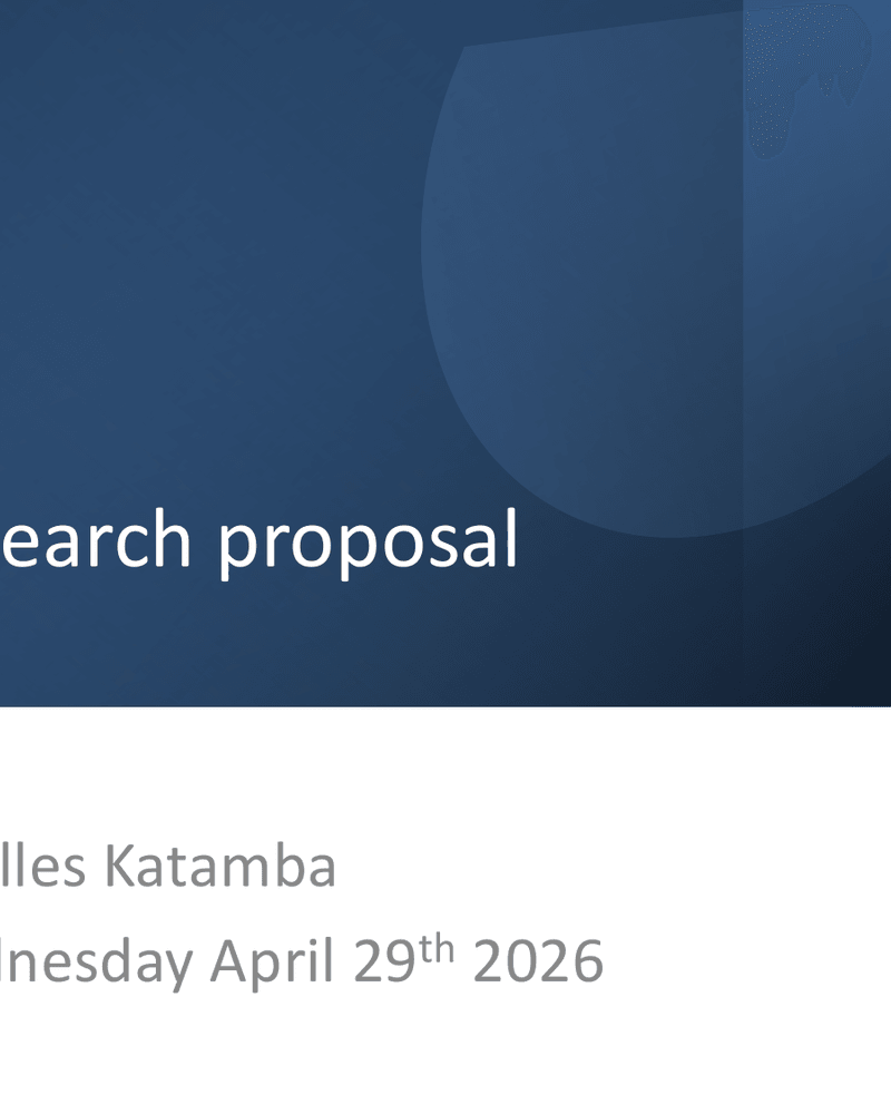 RESEARCH PROPOSAL cover