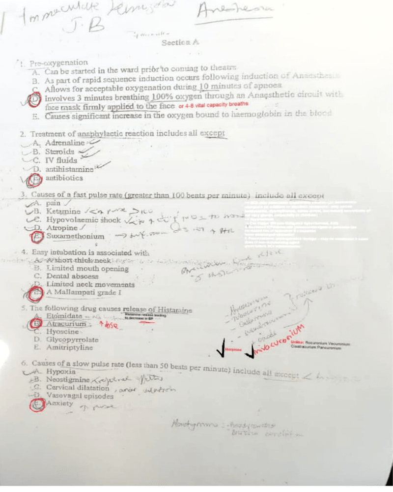 JB Anaesthesia MCQs cover