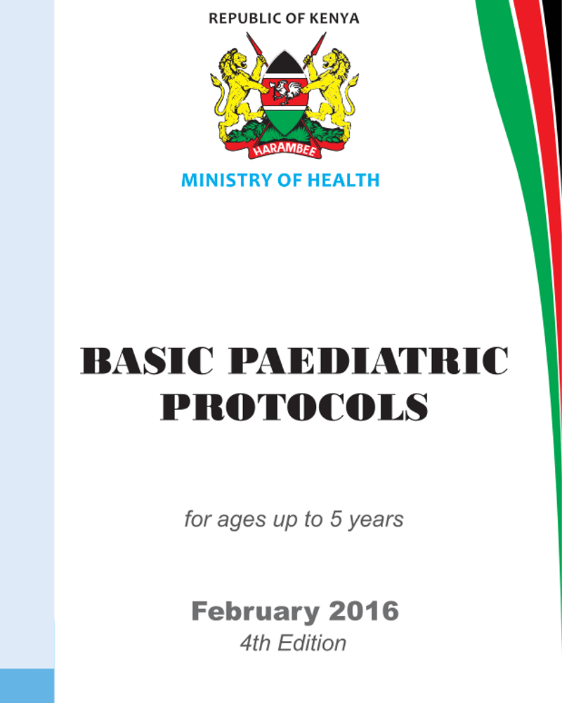 BASIC PAEDIATRIC PROTOCOLS cover