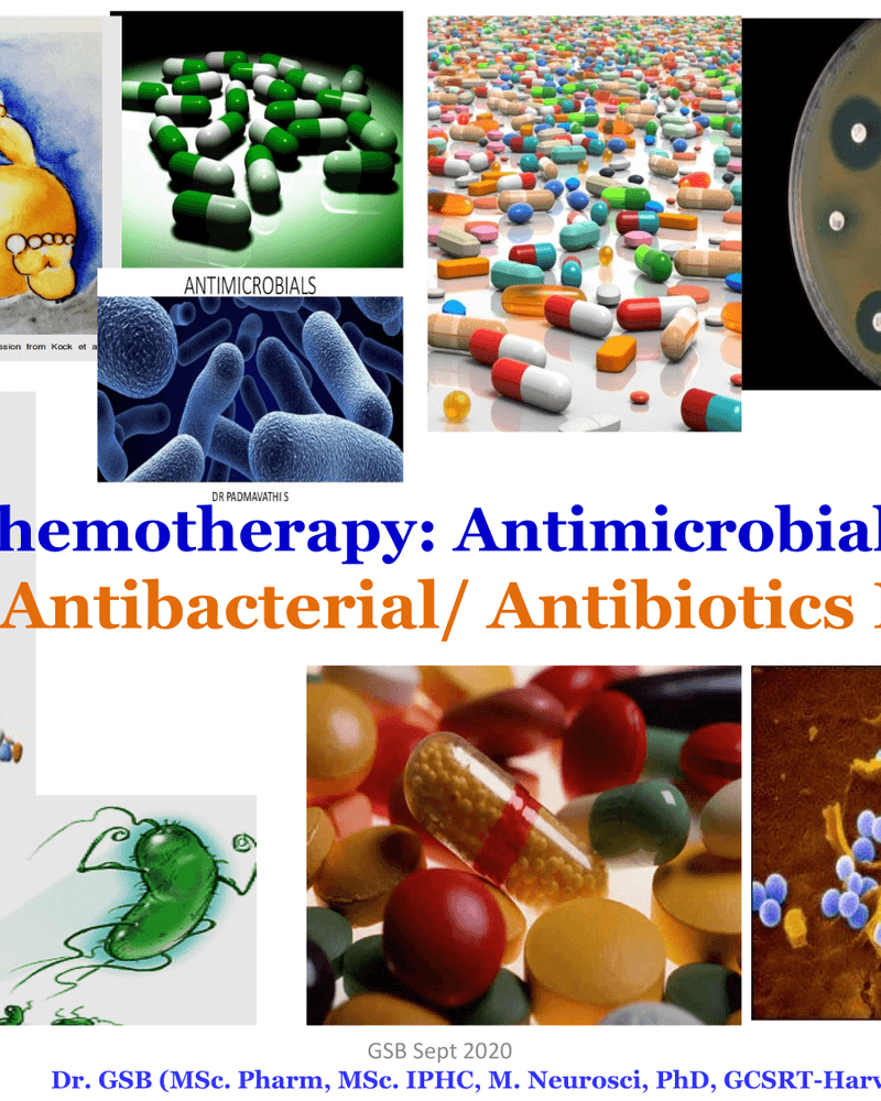 ANTIMICROBIALS DR PADMAVATHI S cover