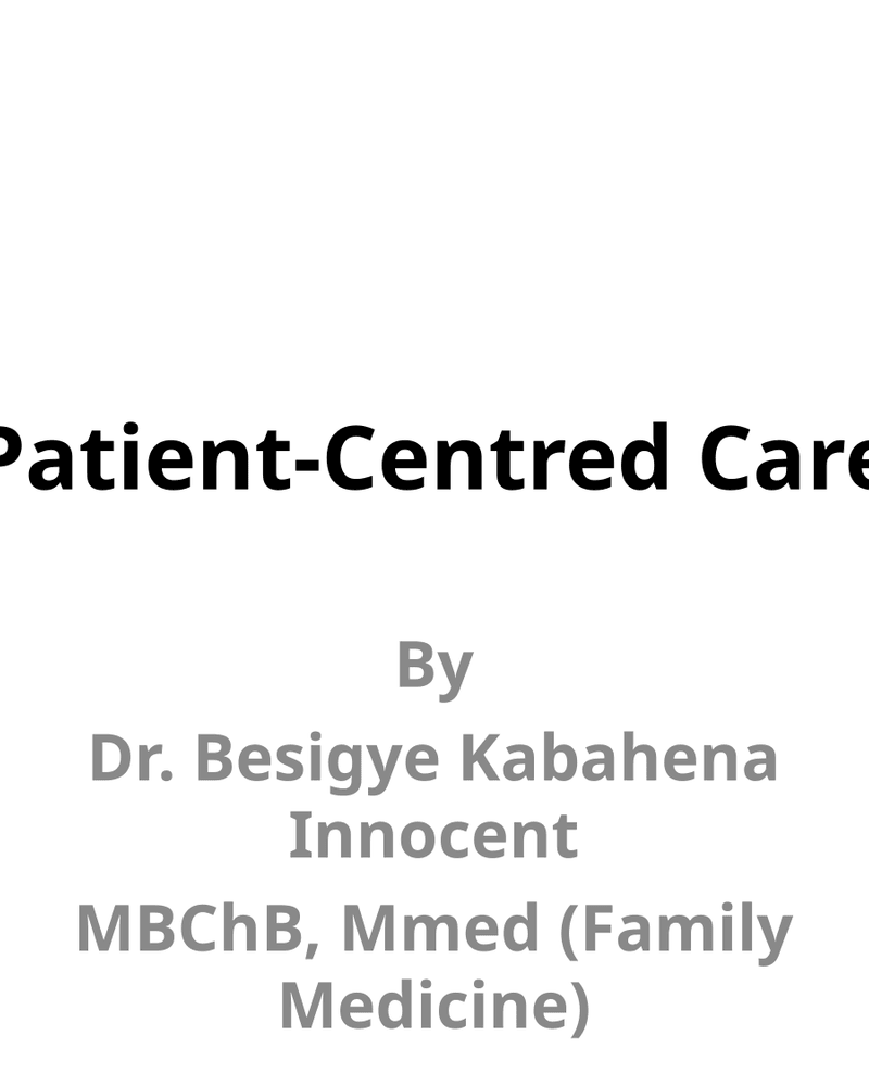 Patient-Centred Care-Lecture cover