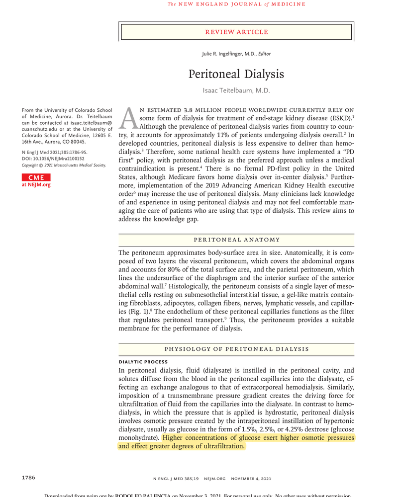 PERITONEAL DIALYSIS cover