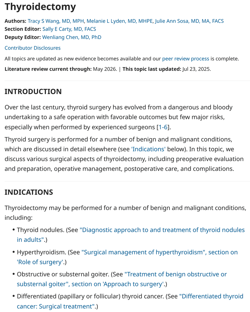 THYROIDECTOMY cover