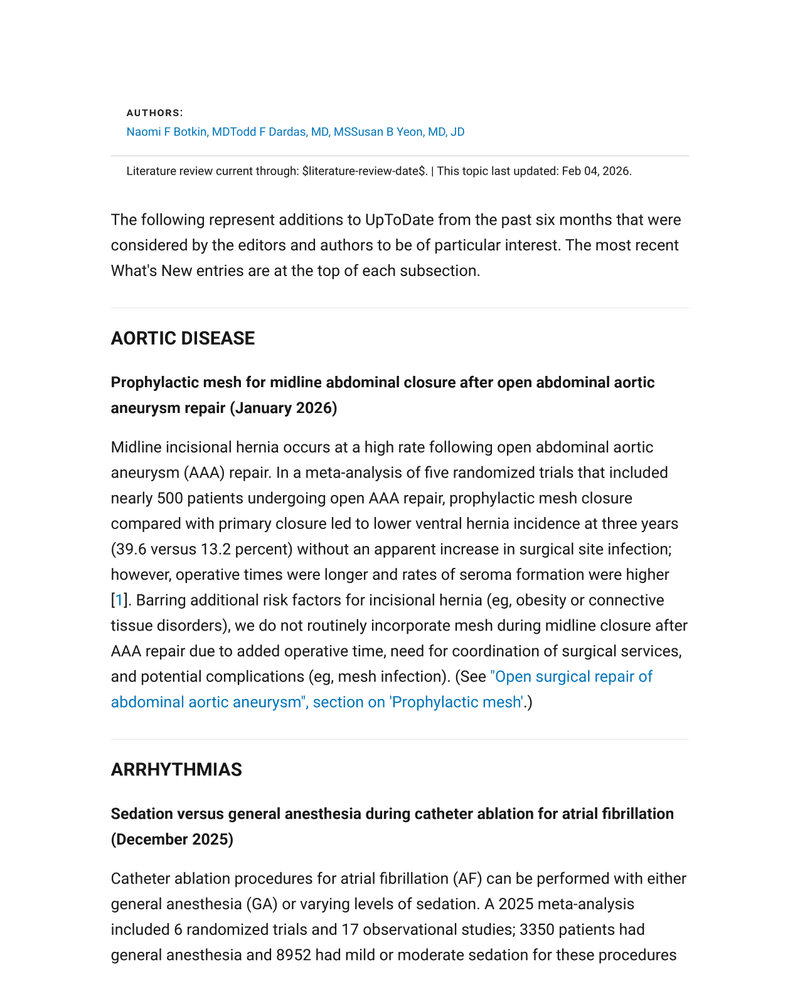 WHAT'S NEW IN CARDIOVASCULAR MEDICINE cover