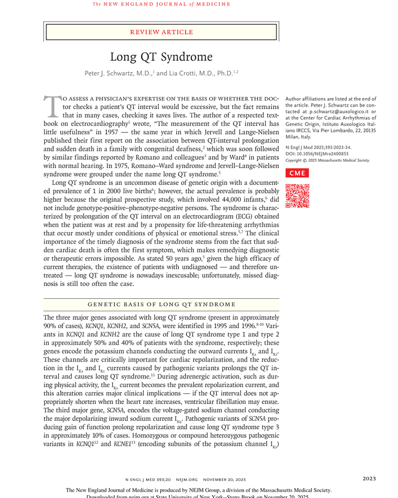 LONG QT SYNDROME cover