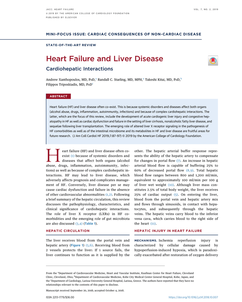 HEART FAILURE AND LIVER DISEASE cover