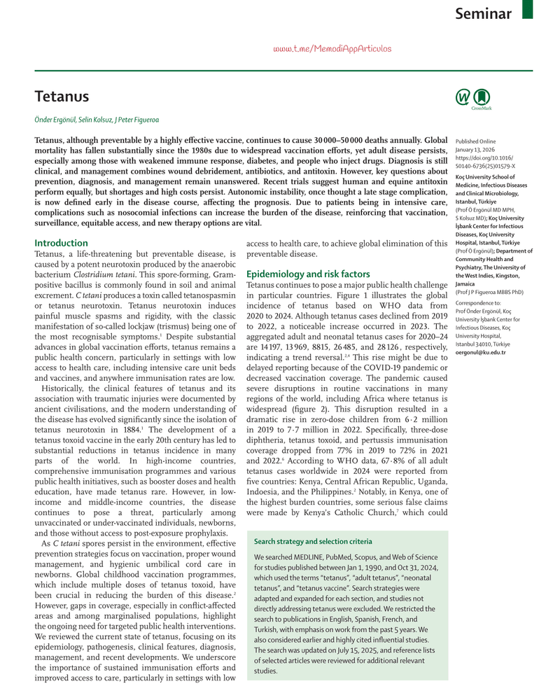 TETANUS cover