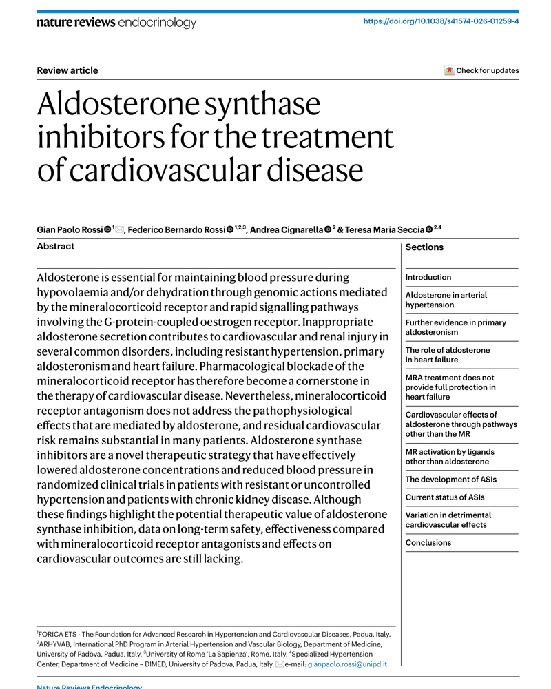 ALDOSTERONE SYNTHASE INHIBITORS FOR THE TREATMENT OF CARDIOVASCULAR DISEASE cover