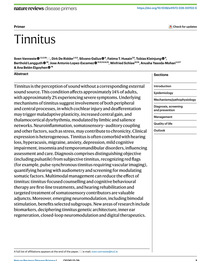 Tinnitus cover