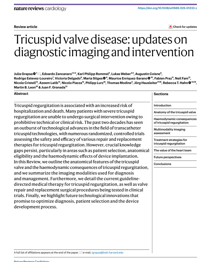 TRICUSPID VALVE DISEASE: UPDATES ON DIAGNOSTIC IMAGING AND INTERVENTION cover