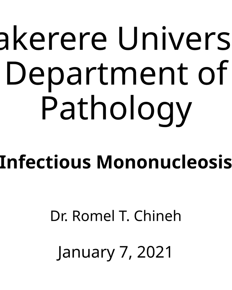 Infectious Mononucleosis (2) cover